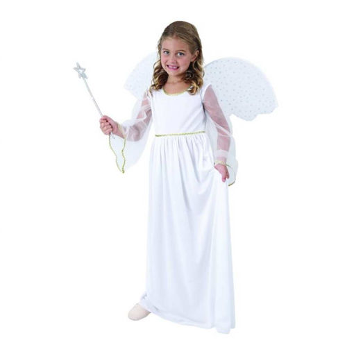 Picture of ANGEL COSTUME WITH WINGS 6-8 YEARS